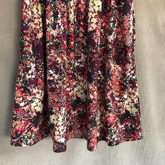 MODCLOTH floral faux wrap midi dress mimi romantic mod cloth medium flirty girly - Picture 7 of 16